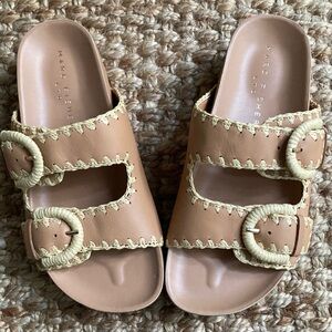 New: Marc Fisher Solea Leather Sandals. Size 8